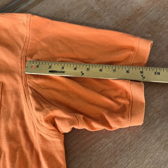 Duluth Trading Polo Workshirt Men 2XL Orange Pocket Short Sleeve Collared 18095 - Picture 9 of 11